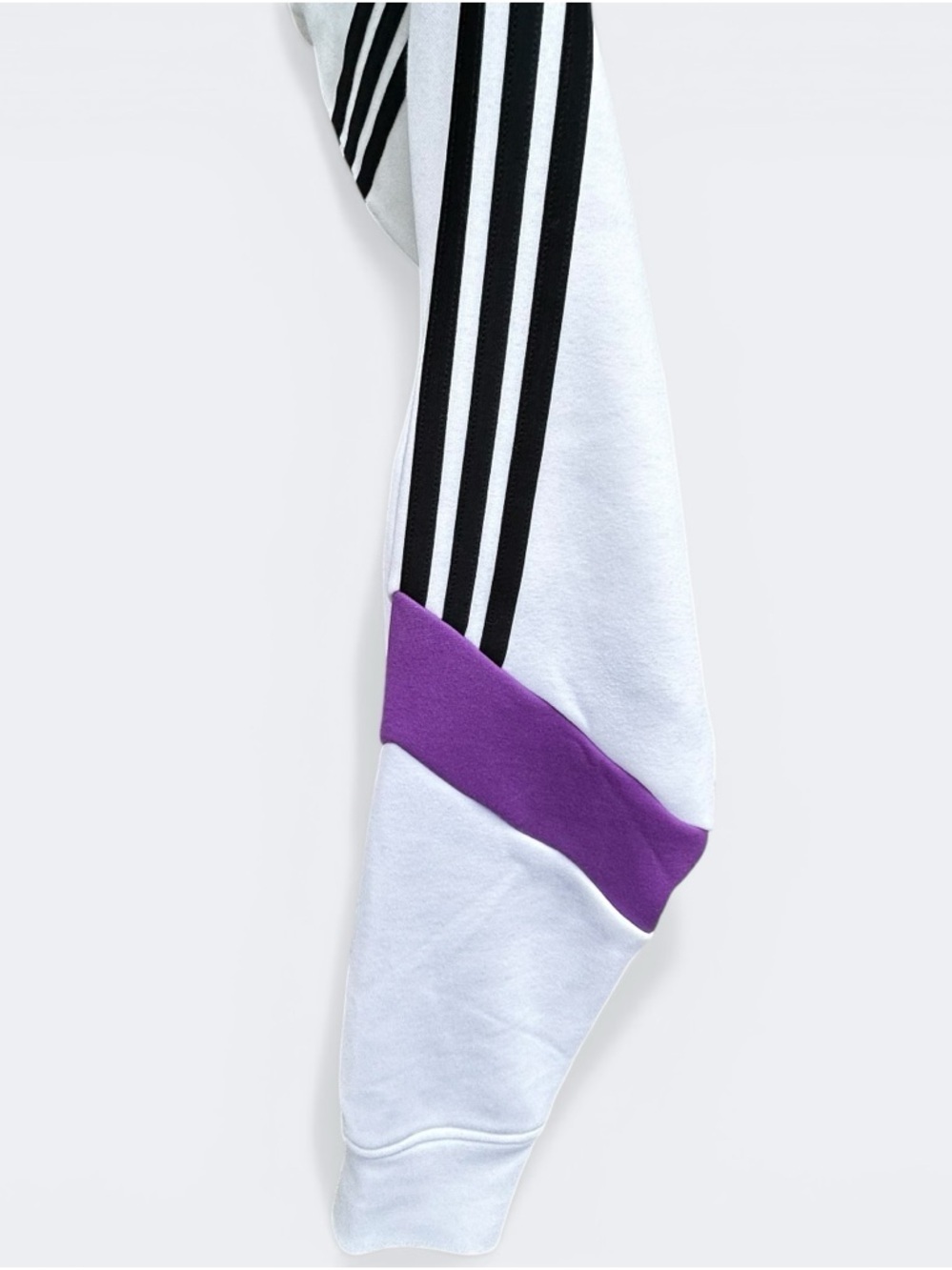 NWOT adidas x JAY3LLE Knit Golf Full Zip Hoodie White Purple Johan Lindeberg L - Picture 7 of 14